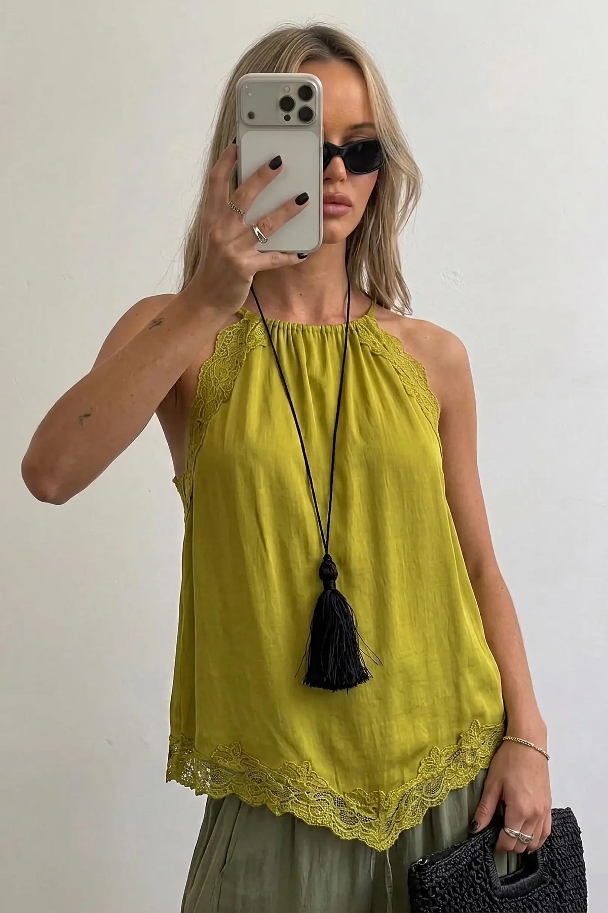 Lace Halter Top