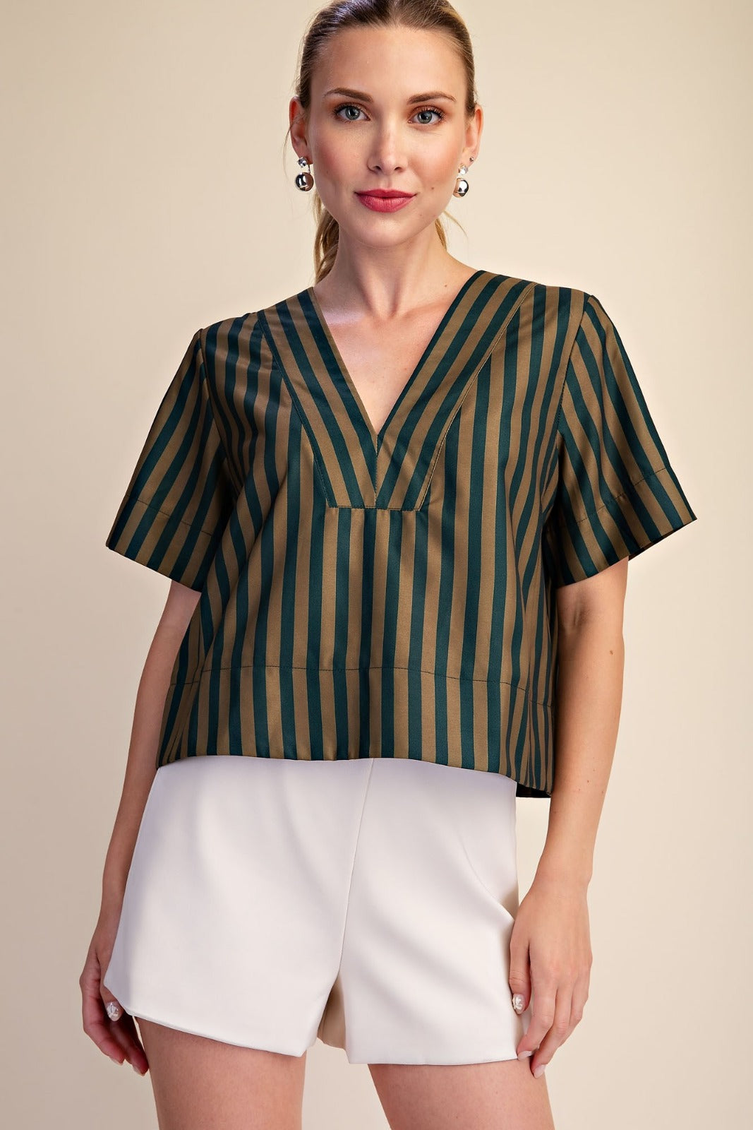 Greta Stripe Top