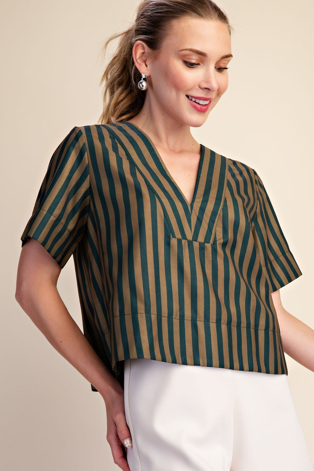 Greta Stripe Top
