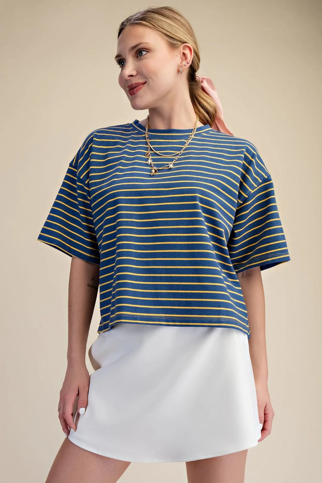 Lia Blue Top