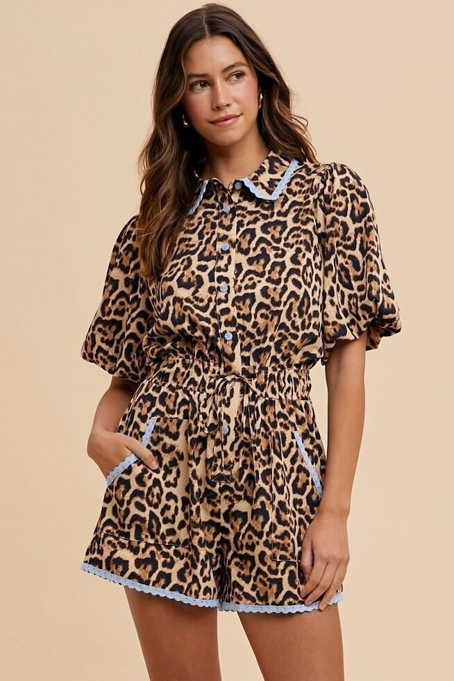 Lulú Leopard Romper