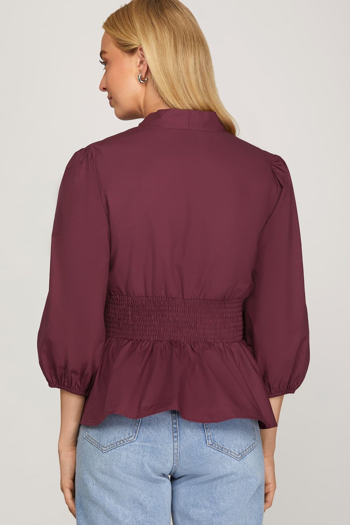Plum Charm Blouse